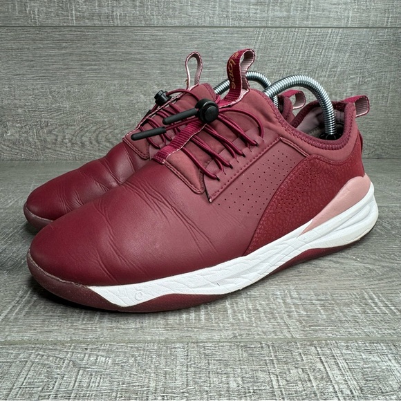 Clove Nurses Shoes Royal Maroon Slip On Drawstring CL009 Women’s Size 9 - Picture 1 of 13